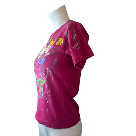 Vintage 90's Rugrats  Single Stitch Short Sleeve T Shirt sz M-kids-Fits XS/S - Picture 2 of 8